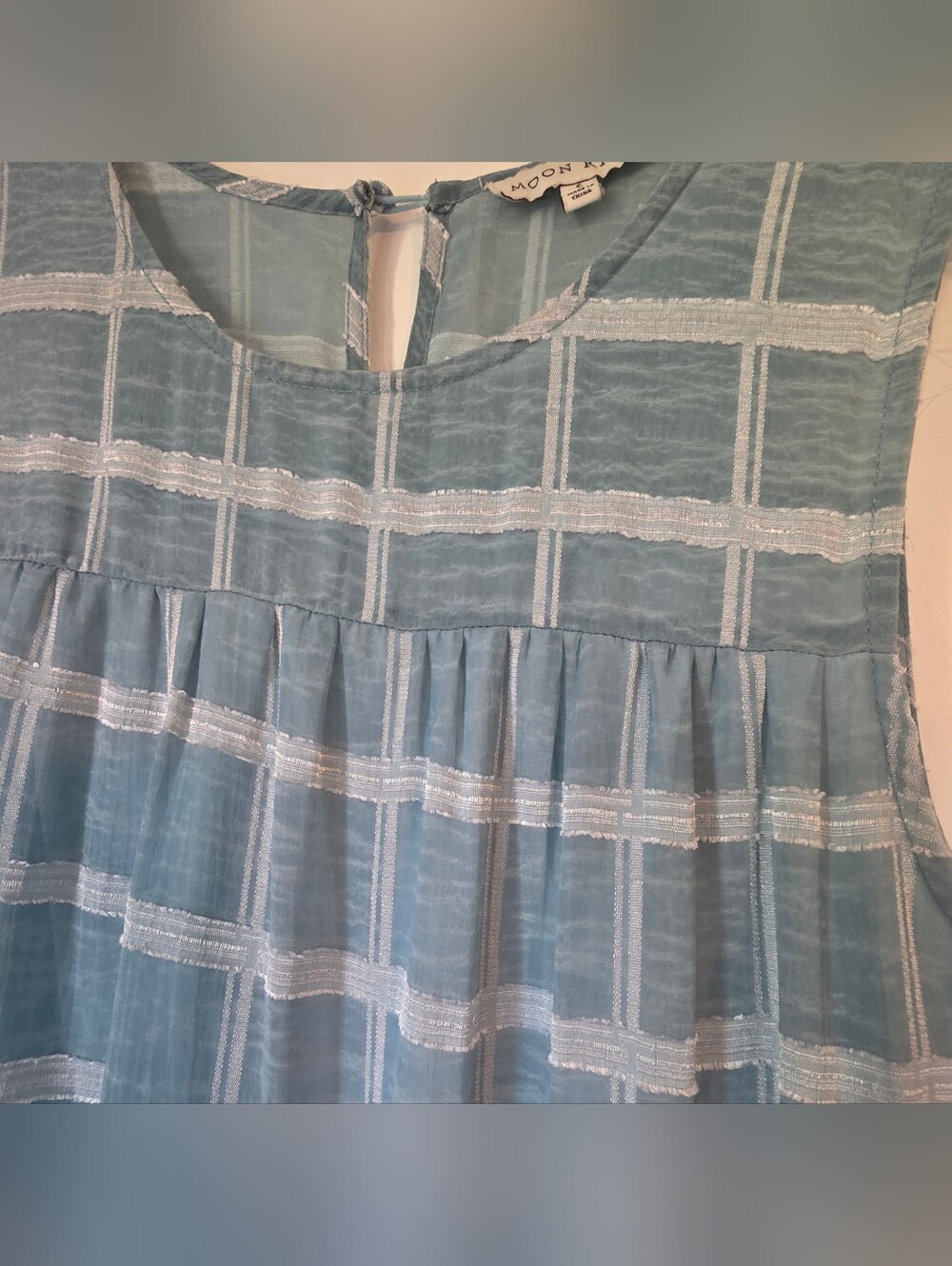Moon River Light Blue Dress View 2